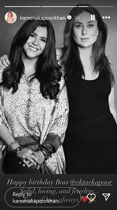 Kareena Kapoor On Instagram Strories
