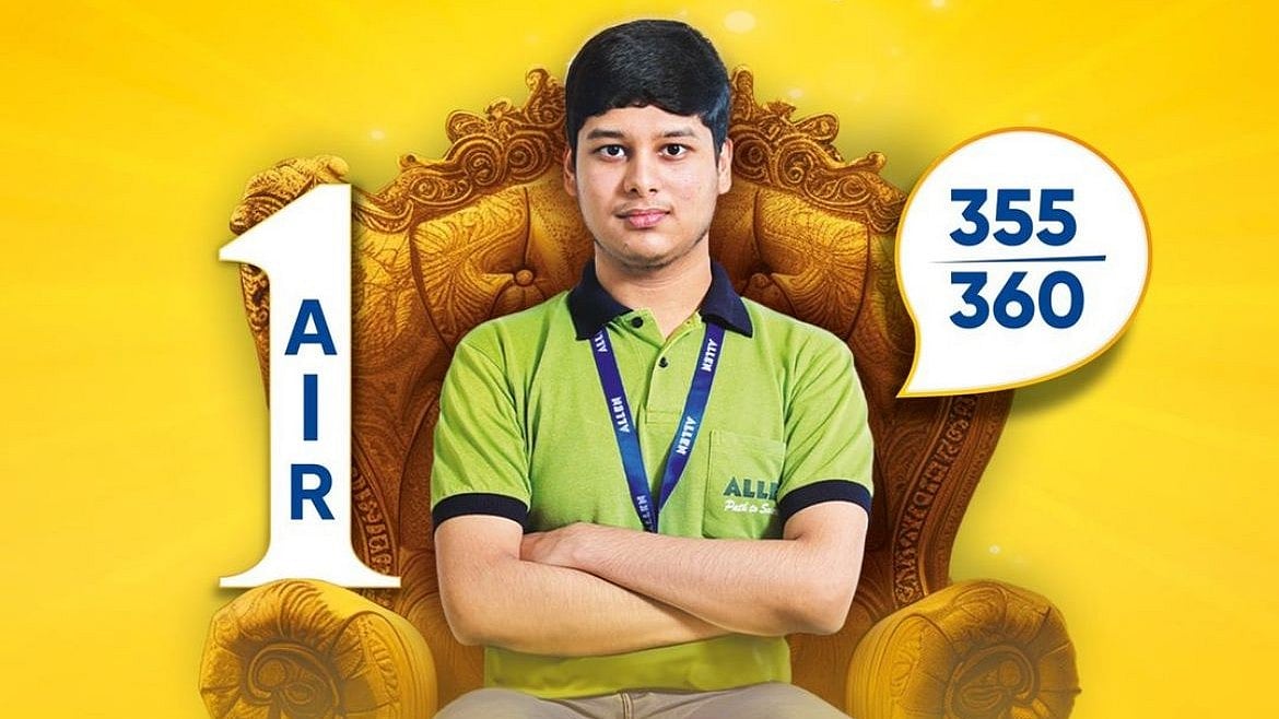 Allen Institute/Instagram : JEE Advanced Topper Ved Lahoti |