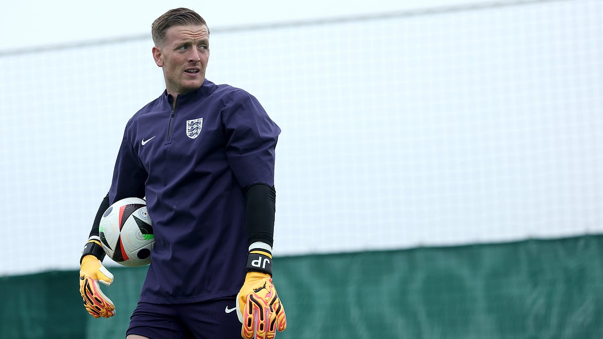 Jordan Pickford will become England's record appearance maker at major tournaments - null