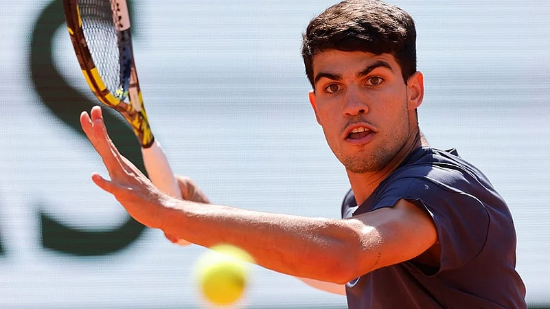 2024 French Open Tennis Semi-Final Carlos Alcaraz Photo_2