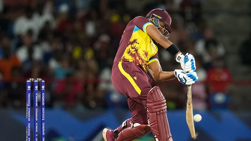 Nicholas Pooran is batting. AP Photo
