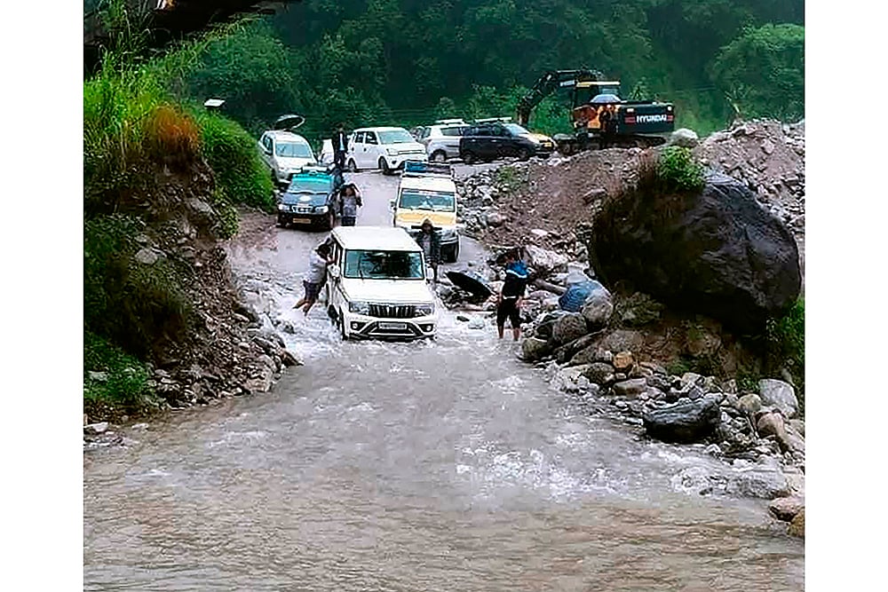 sikkim waterlogging 2024 pics_10