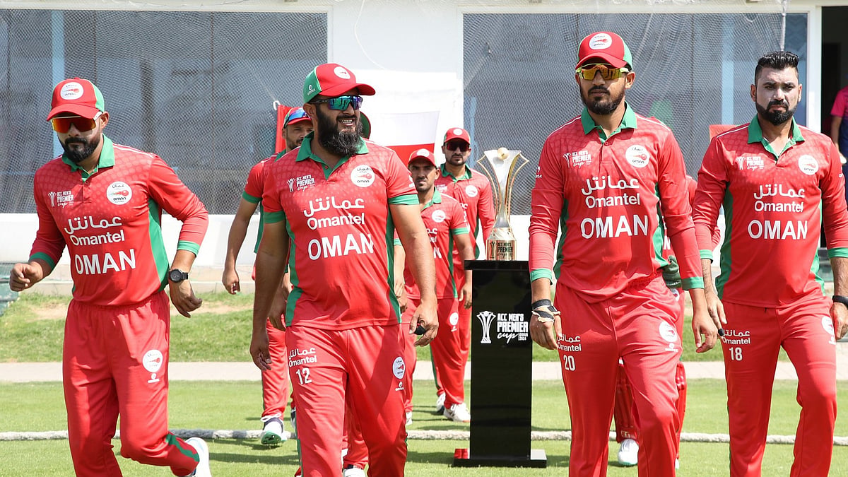 X/Oman Cricket : File photo of the Oman cricket team.