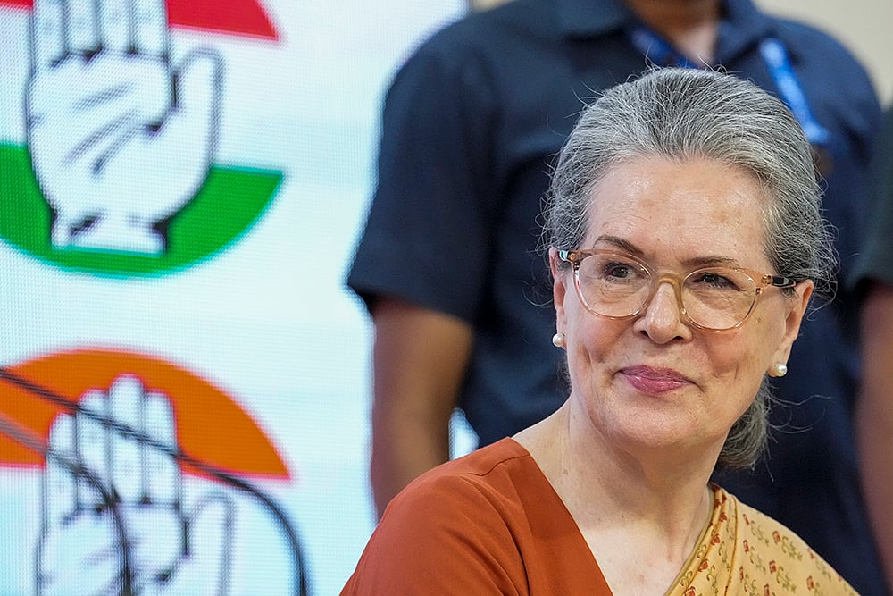 Congress leader Sonia Gandhi