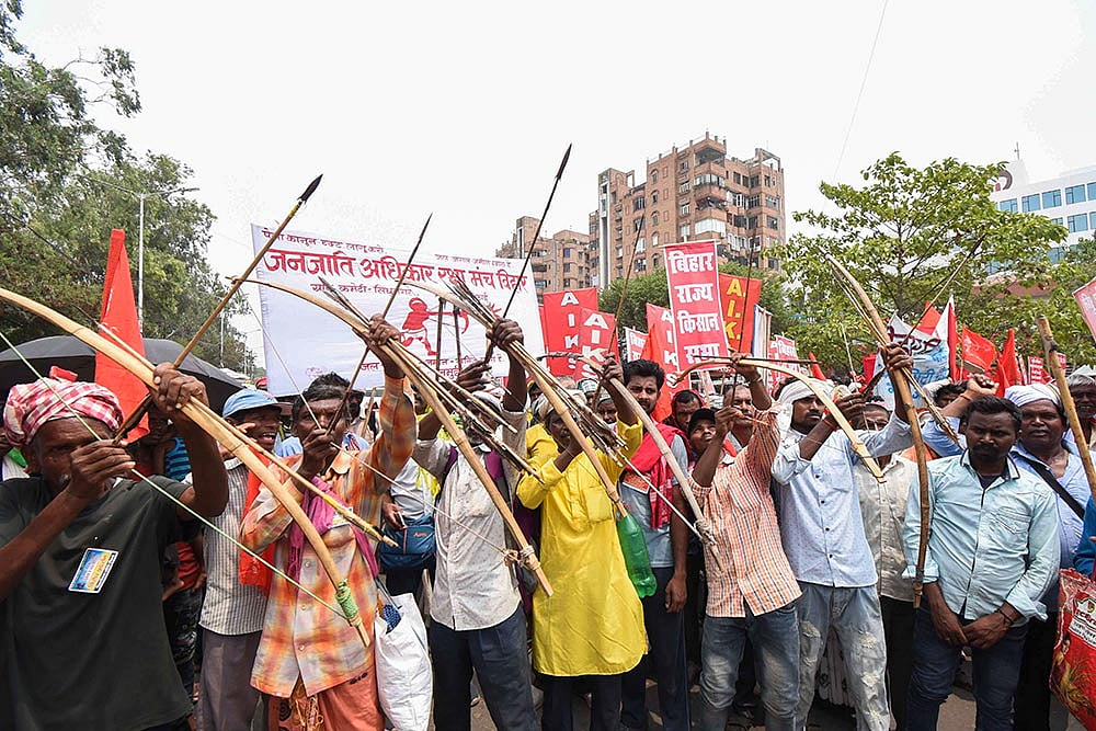 Farmers protest