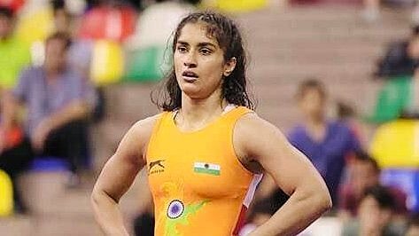 Photo: X/ @geeta_phogat : Vinesh Phogat has sought financial assistance towards a competition and training camp in Madrid followed by a training camp in Boulogne sur-Mer, France.