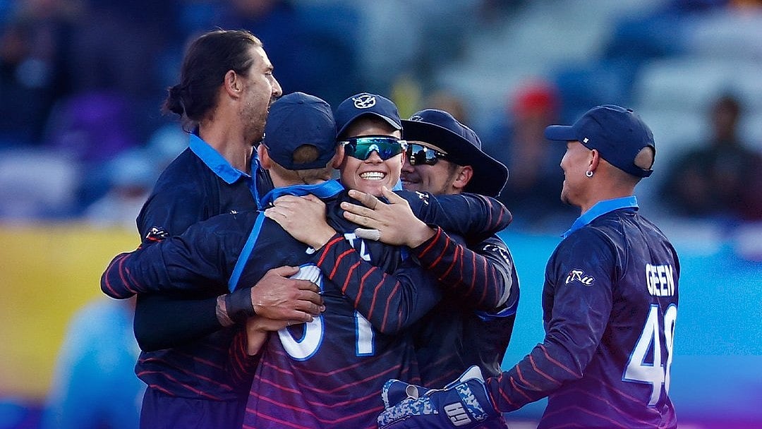 X | T20 World Cup  : Namibia won their opening match against Oman in the Super Over after failing to reach a paltry target of 110 on a tough track. 