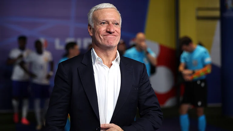 France manager Didier Deschamps. - null