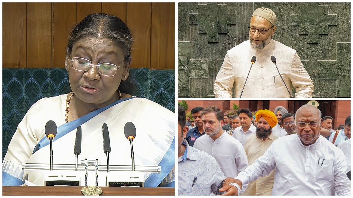 PTI : INDIA bloc leaders slam President Droupadi Murmu's joint address at the Parliament. | 