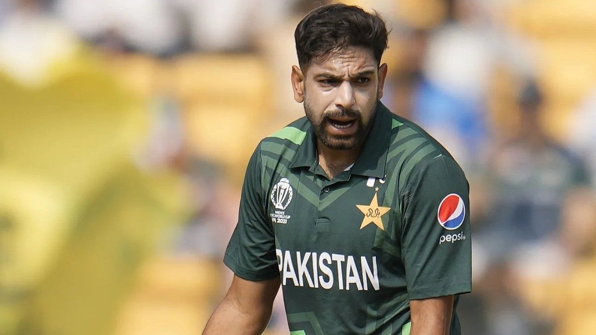 File/AP : Haris Rauf conceded 37 runs in match against USA.
