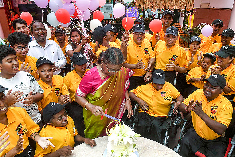 President Murmus birthday celebrates at MITTI cafe in Delhi