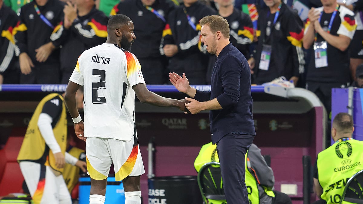 Julian Nagelsmann expects Germany centre-back Antonio Rudiger to be available on Saturday. - null