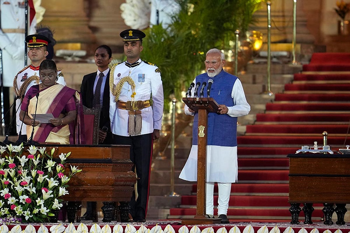 Swearing-in ceremony of new Union govt