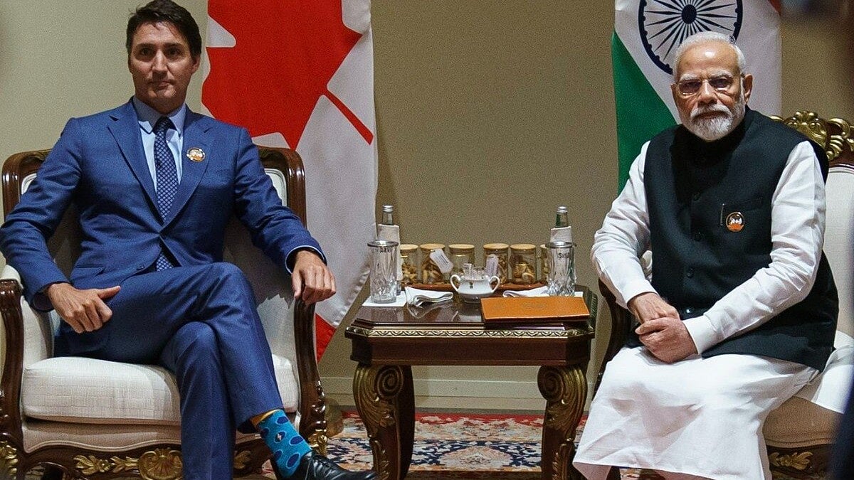 PM Modi with Canadian PM Justin Trudeau |  - PTI