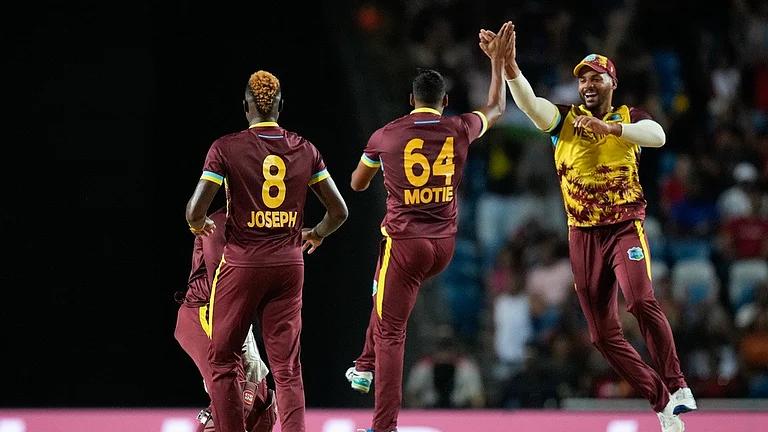 West Indies won all four of their group-stage clashes comfortably, while England scraped through to the Super Eights on the back of a superior net run rate to Scotland. - AP/Ramon Espinosa