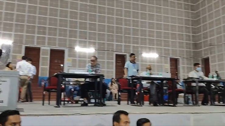 Counting of votes for Arunachal Pradesh Assembly elections underway | - ANI Screengrab