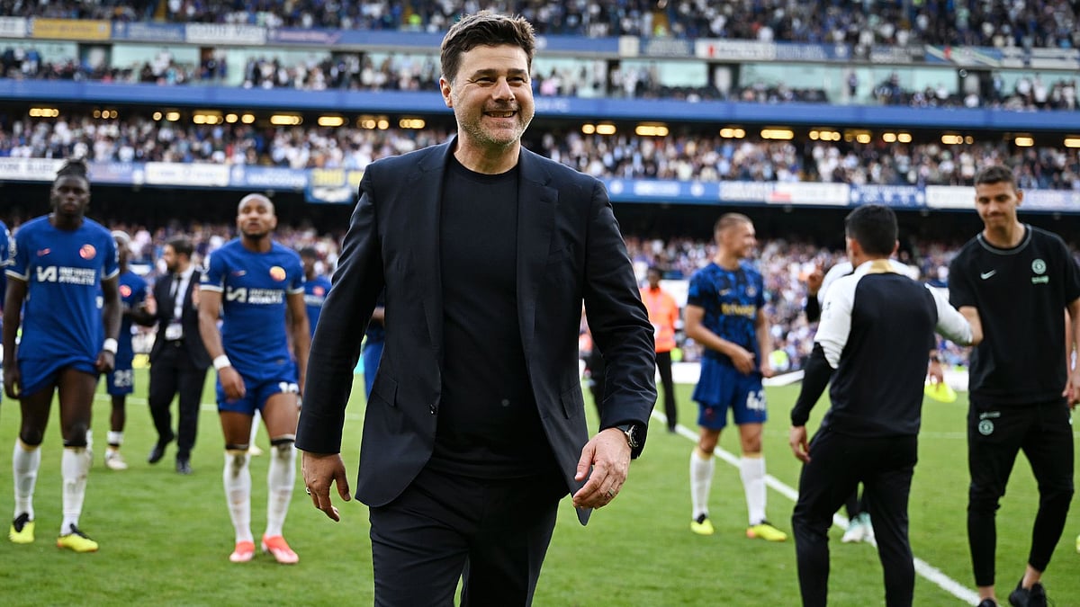 Pochettino leaves Chelsea in good spirits - null
