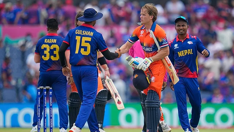 Nepal lost the first game against the Netherlands. - Photo: AP/Julio Cortez