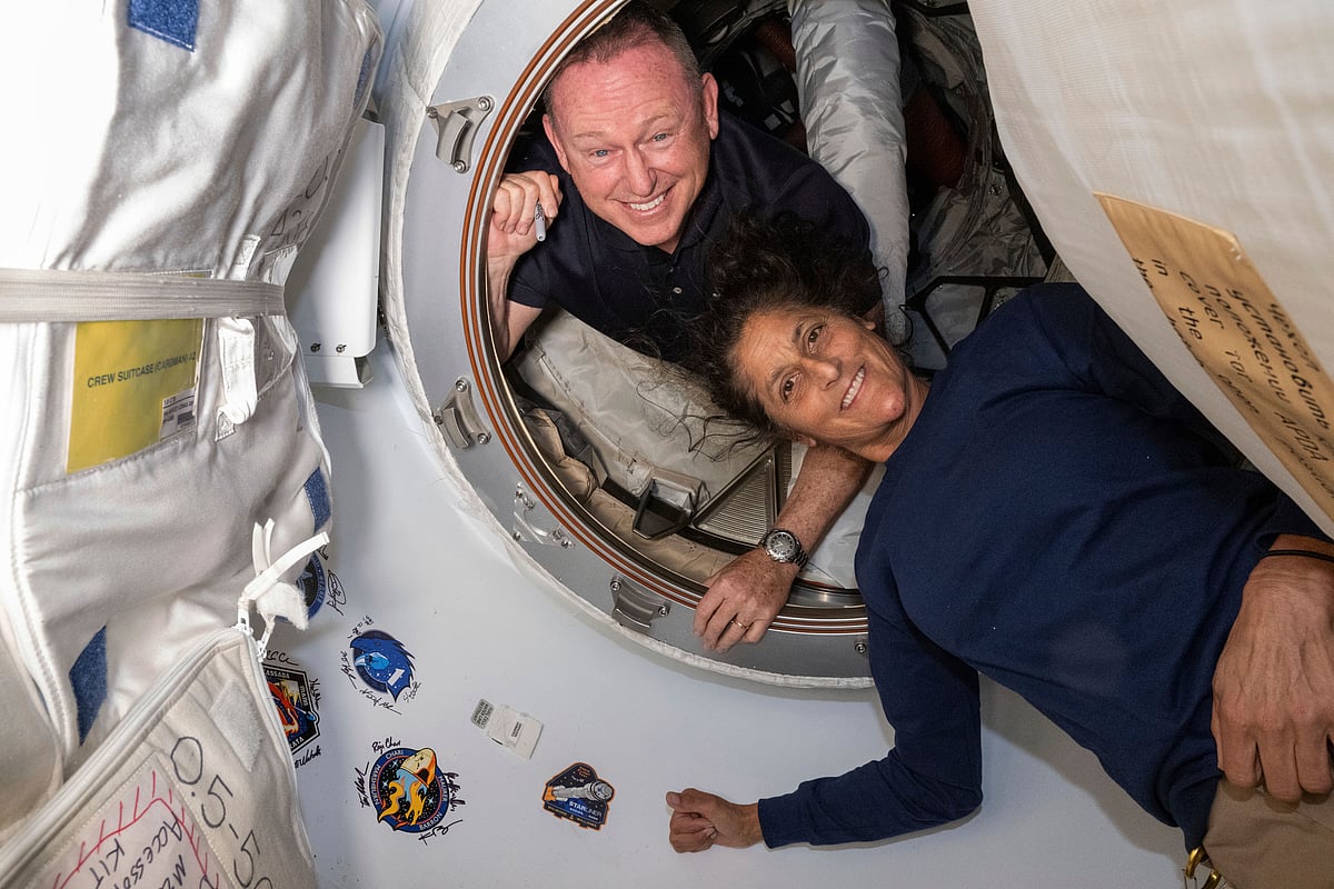 AP : NASA astronauts Butch Wilmore and Sunita Williams