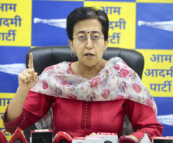 Atishi, Raghav Chadha meets Arvind Kejriwal in Tihar Jail | - File Photo