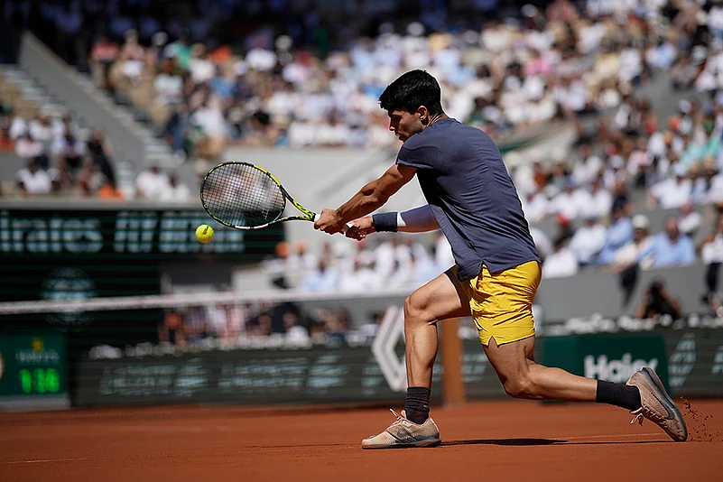 2024 French Open Tennis Semi-Final Carlos Alcaraz Photo_3