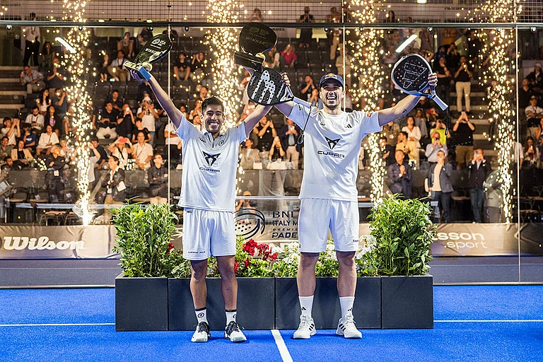 Federico Chingotto, Alejandro Galan - | Photo: Samo Vidic / Red Bull Content Pool