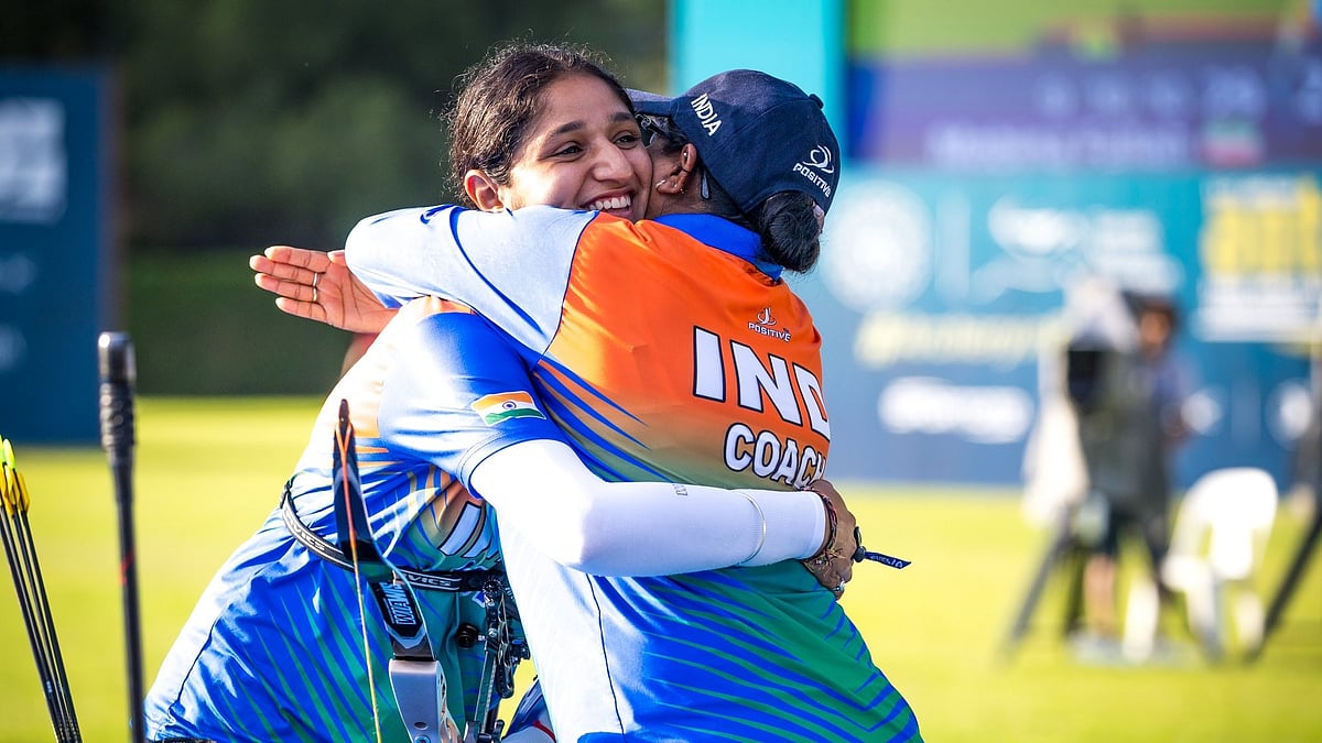 worldarchery/X : Bhajan Kaur clinches gold medal and secures the Paris Olympics berth.