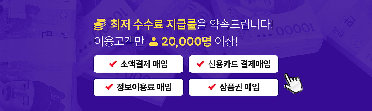 2024년 신용카드 현금화(카드깡) 총정리(수수료, 처벌 및 주의사항, 추천 업체)