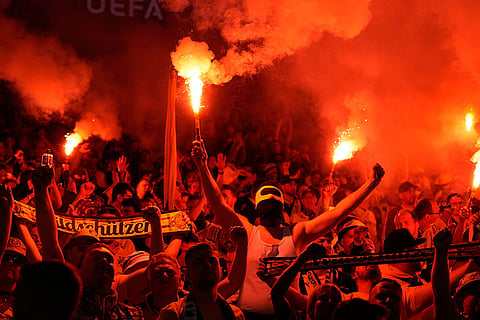 Champions League Final Soccer Match