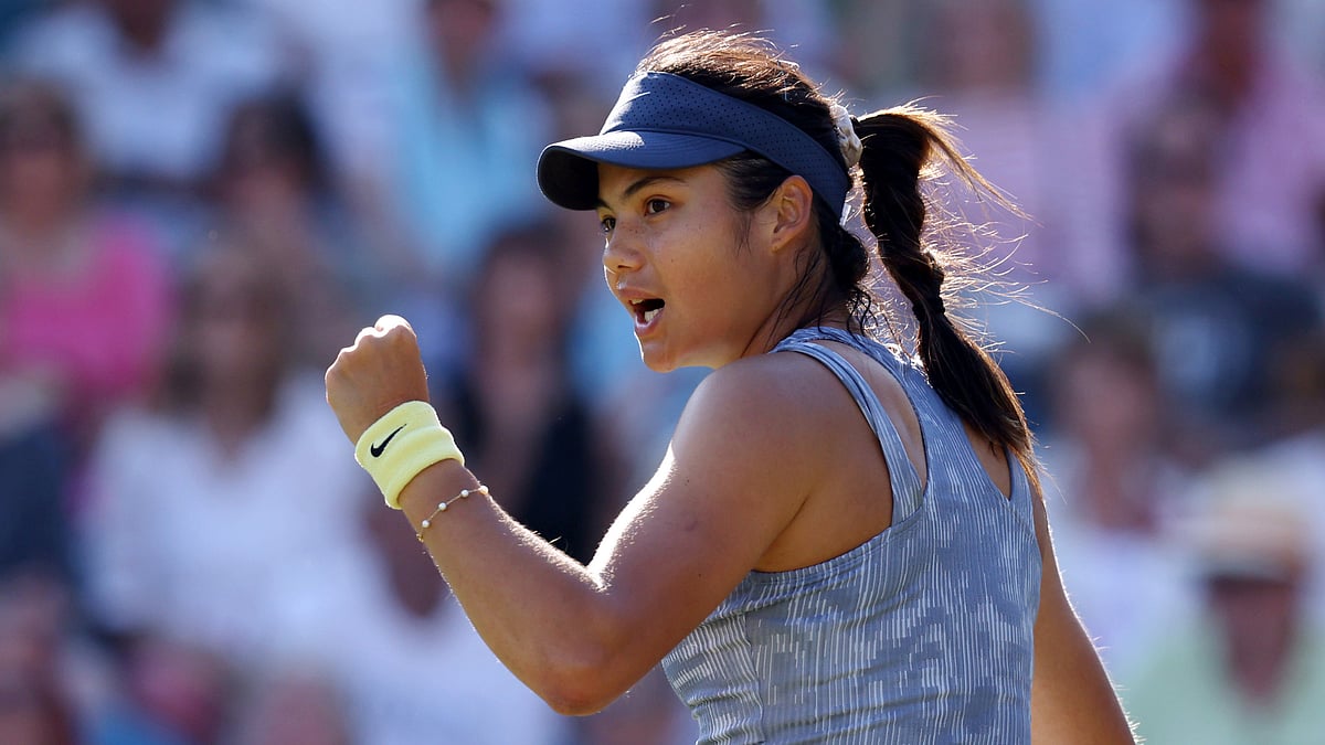 Emma Raducanu is into the quarter-finals of the Eastbourne Open