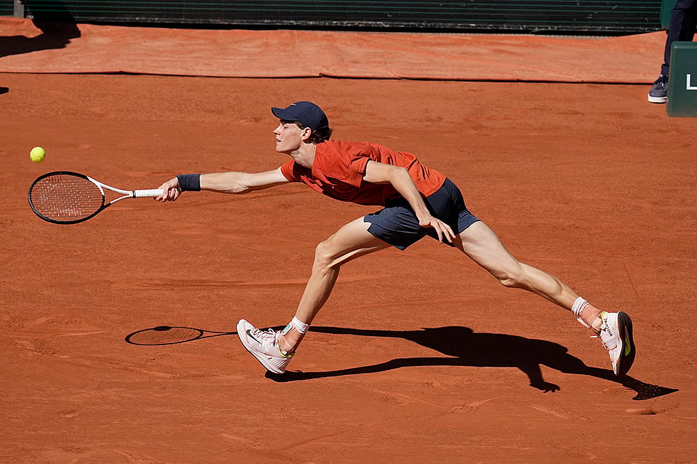2024 French Open Tennis Semi-Final Jannik Sinner Photo_4