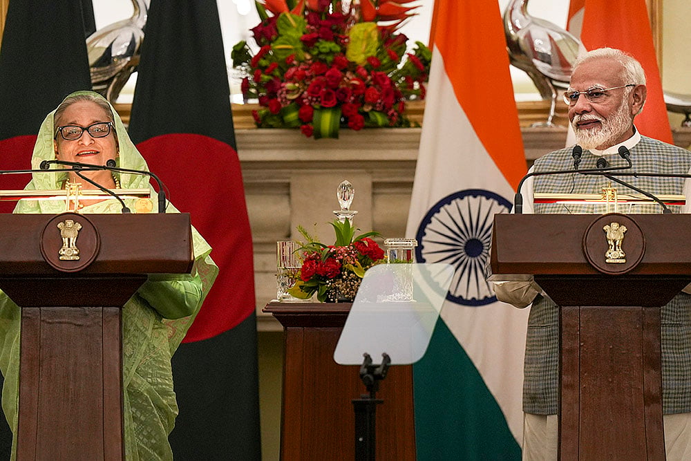 Narendra Modi and Sheikh Hasina