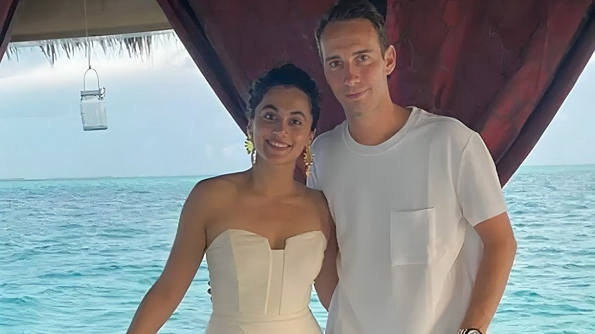 Taapsee Pannu and Mathias Boe