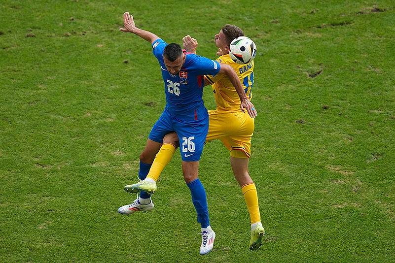 Euro 2024 Soccer Slovakia Romania Photos_4