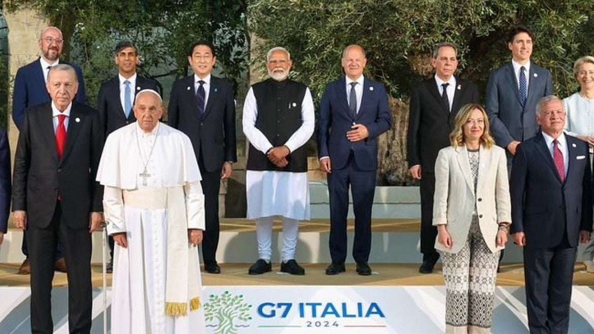 X/@narendramodi : G7 Summit in Italy |
