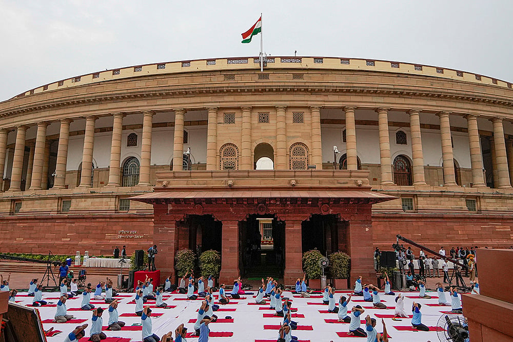 10th International Day of Yoga Day celebrations Photos_10