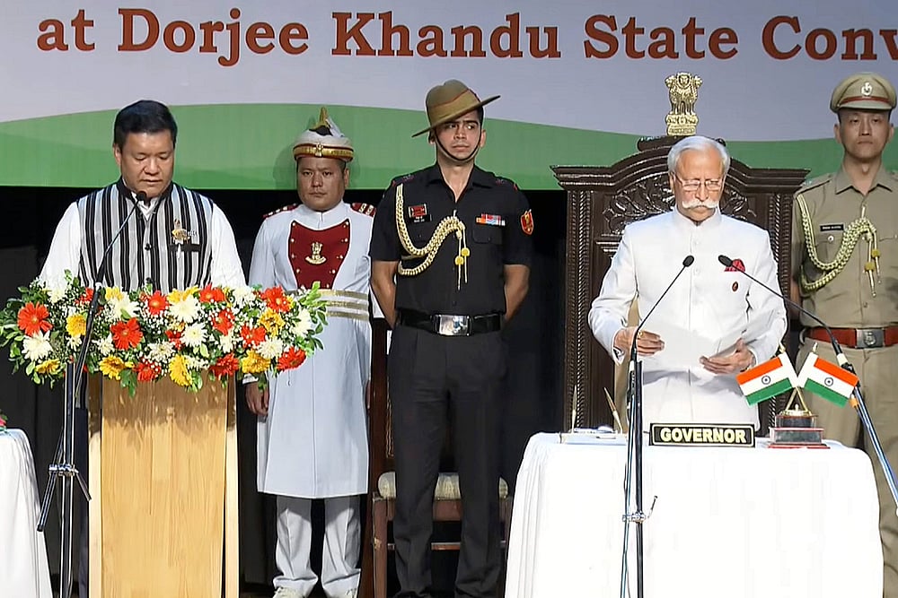 Arunachal cm oath taking ceremony Photo_4