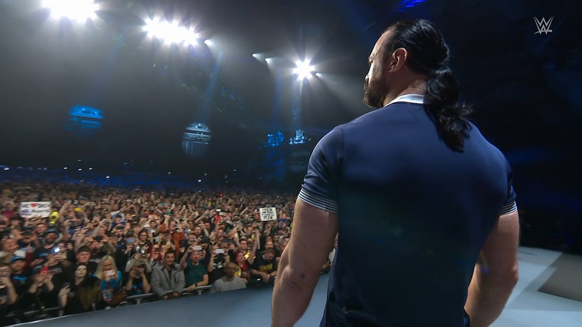 X/@wwe : Drew McIntyre at the WWE Clash At The Castle Kick Off