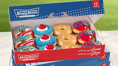 Krispy Kreme's 4th of July special donuts - Krispy Kreme