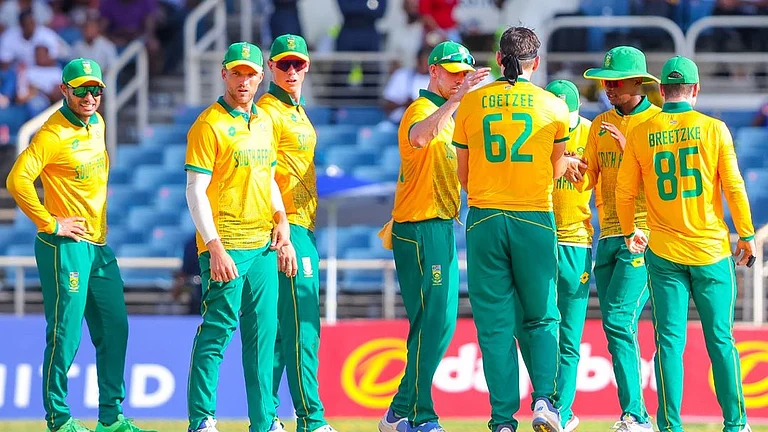 South Africa's national cricket team will kickstart their T20 WC campaign with a match against SL on Monday. - Photo: X/ @ProteasMenCSA
