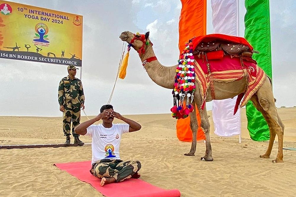 10th International Day of Yoga Day celebrations Photos_13