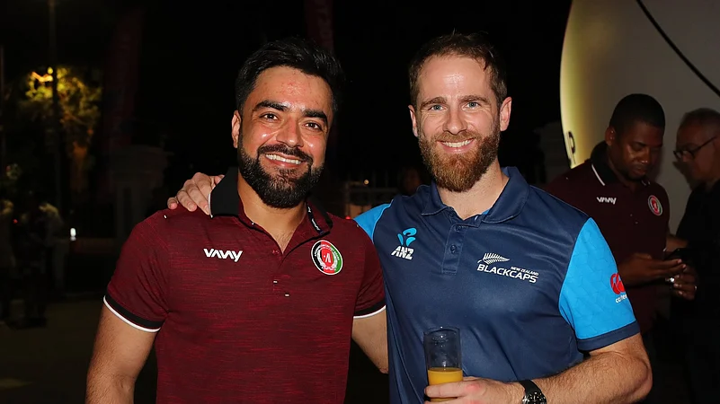 Kane Williamson and Rashid Khan X @BLACKCAPS