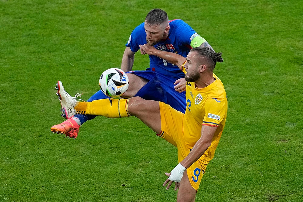 Euro 2024 Soccer Slovakia Romania Photos_8
