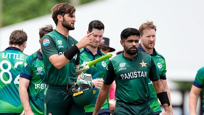 Babar Azam and Shaheen Shah Afridi - AP/Lynne Sladky