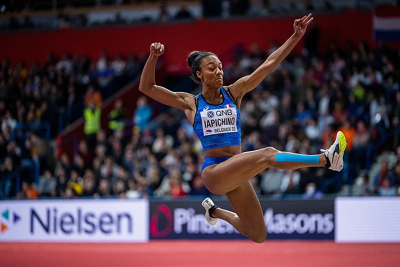 Larissa Iapichino during the World Athletics Indoor Championships