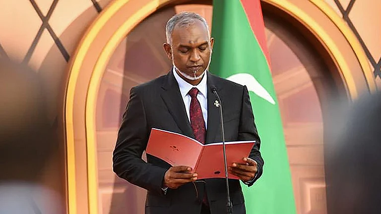 Maldives President Mohamed Muizzu | - PTI