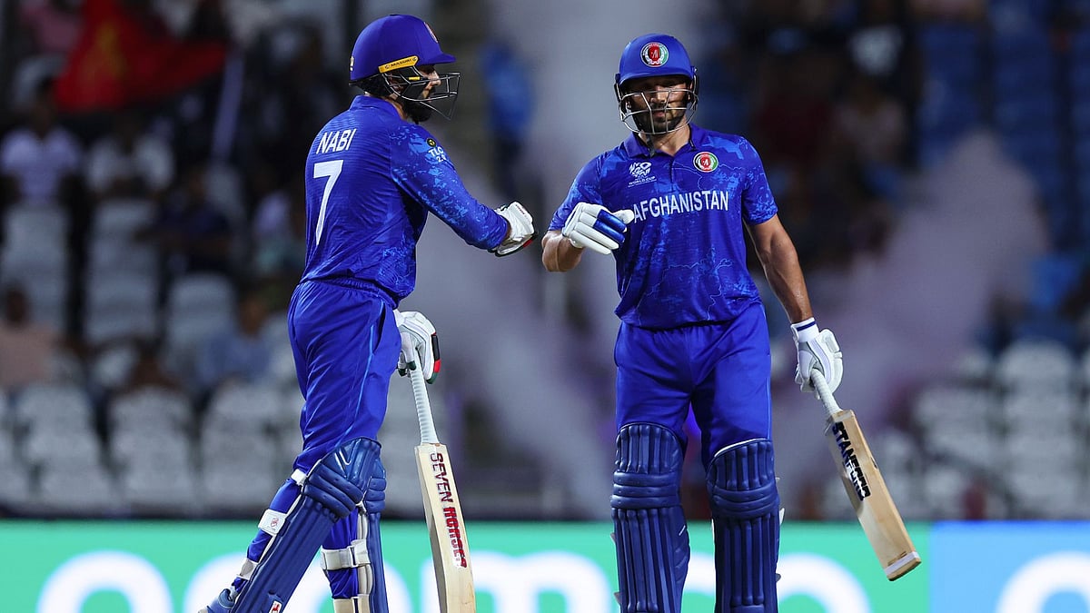 Nabi and Gulbadin had an unbroken stand of 46 - null
