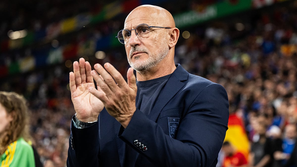 Spain boss Luis de la Fuente - null