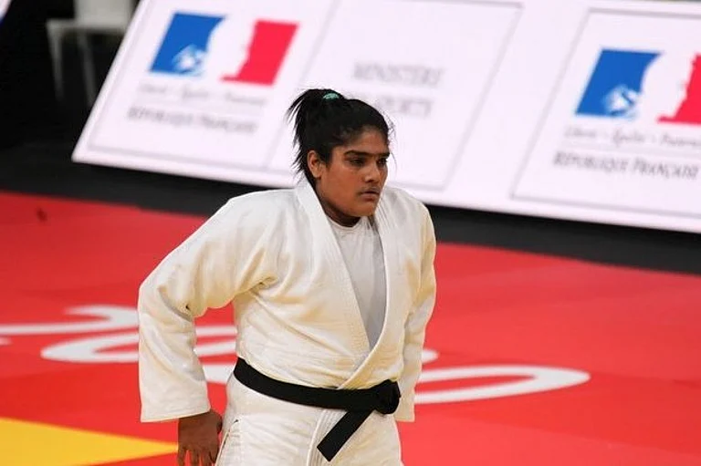 Indian Judoka Tulika Maan. - X | SAI Media