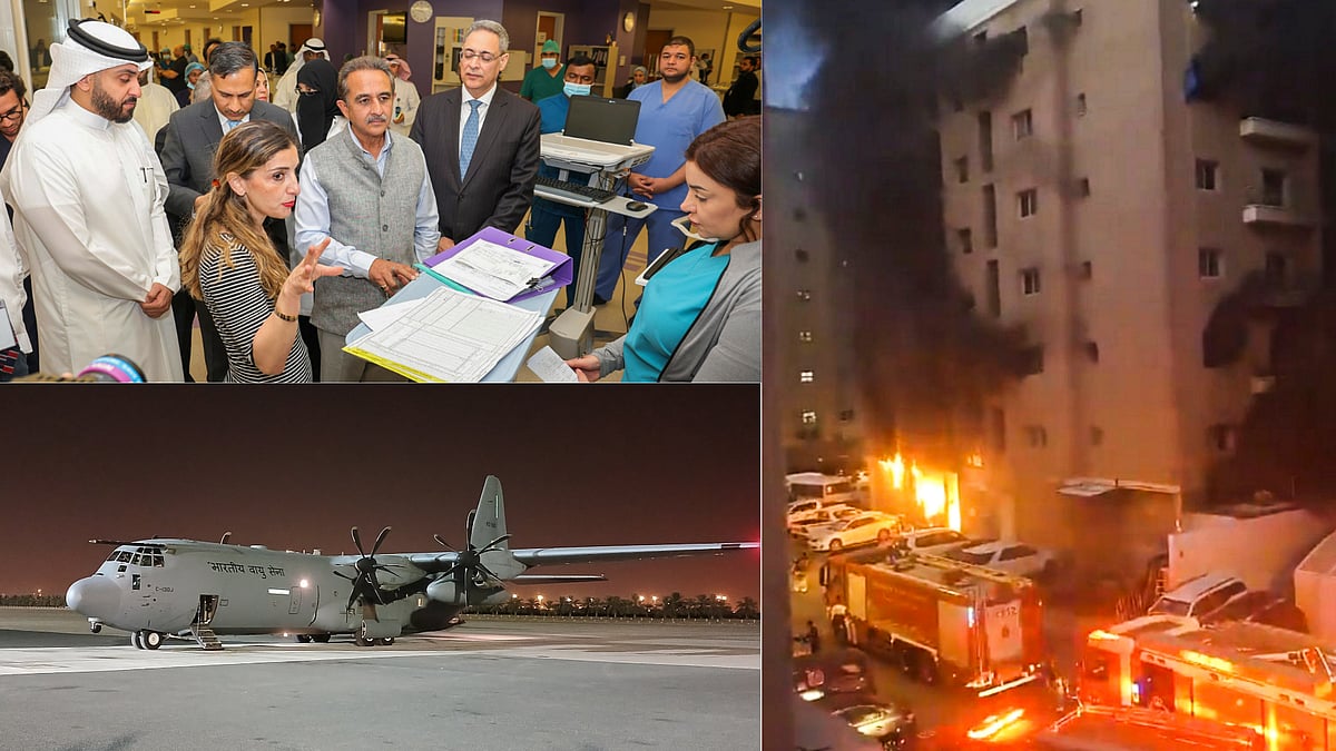 PTI, AP : 45 Indians Killed In Kuwait Fire Accident |
